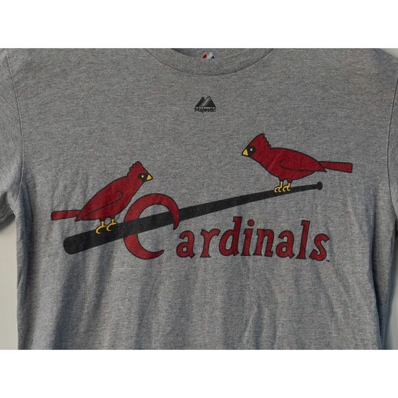 St. Louis Cardinals Men's Majestic MLB Baseball T-Shirt Stan Musial Size S - Picture 2 of 6